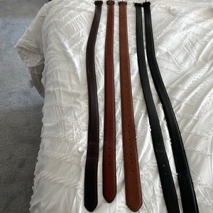 5 men’s belts size 36”. Take all for $20